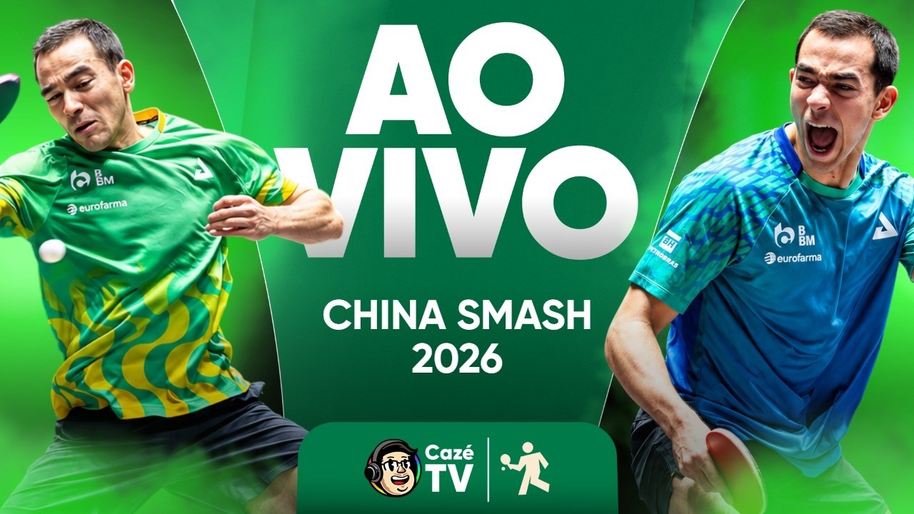 AO VIVO: TÊNIS DE MESA: HUGO CALDERANO NO CHINA SMASH 2026 | OITAVAS DE FINAL