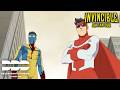 Invincible S3E7 Mark With Eve Fights His Variants SK Fan Dub