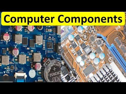 Laptop motherboard components names functions explained