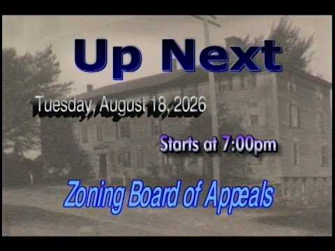 From the Zoning Board