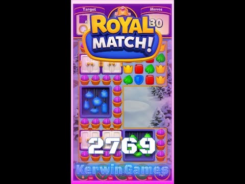Royal Match Level 2769 - Super Hard Level - No Boosters Gameplay