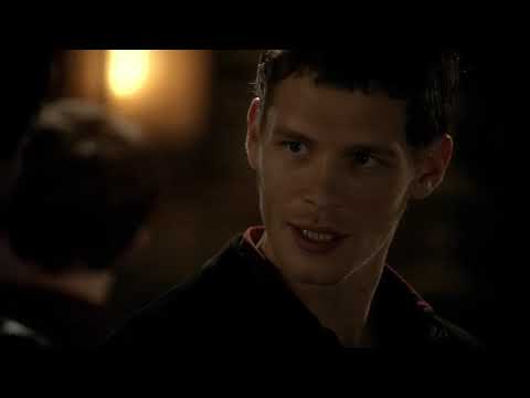 The Vampire Diaries 2x20 Alaric Damon and Klaus Talking at Grill
