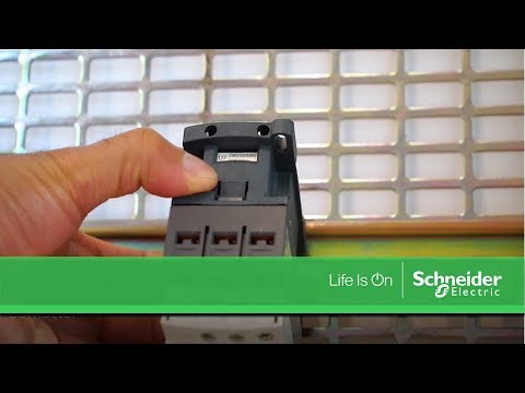 Part of a video titled Where do I find the Coil voltage on the Tesys D 3 Pole AC Contactor