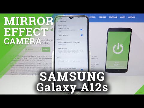How to Enable Camera Mirror Effect in SAMSUNG Galaxy A12s – Turn On Mirror Effect