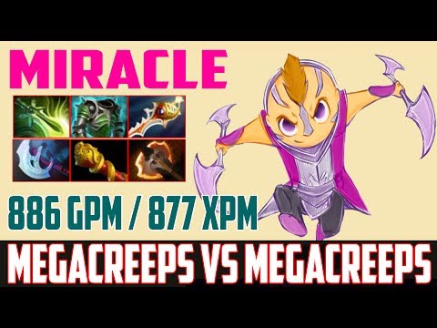 Miracle [Anti-mage] | Megacreeps vs Megacreeps - Rat doto best doto | Dota 2 pro