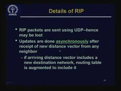 RIP - Distance Vector Routing