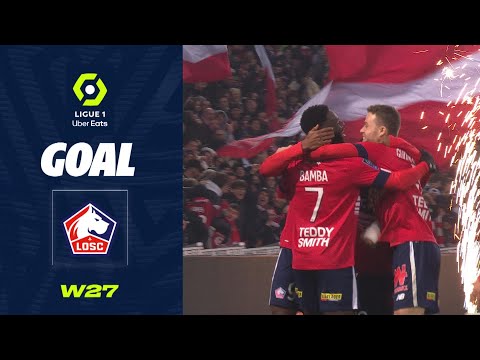 Goal Jonathan Christian DAVID (46' - LOSC) LOSC LILLE - OLYMPIQUE LYONNAIS (3-3) 22/23