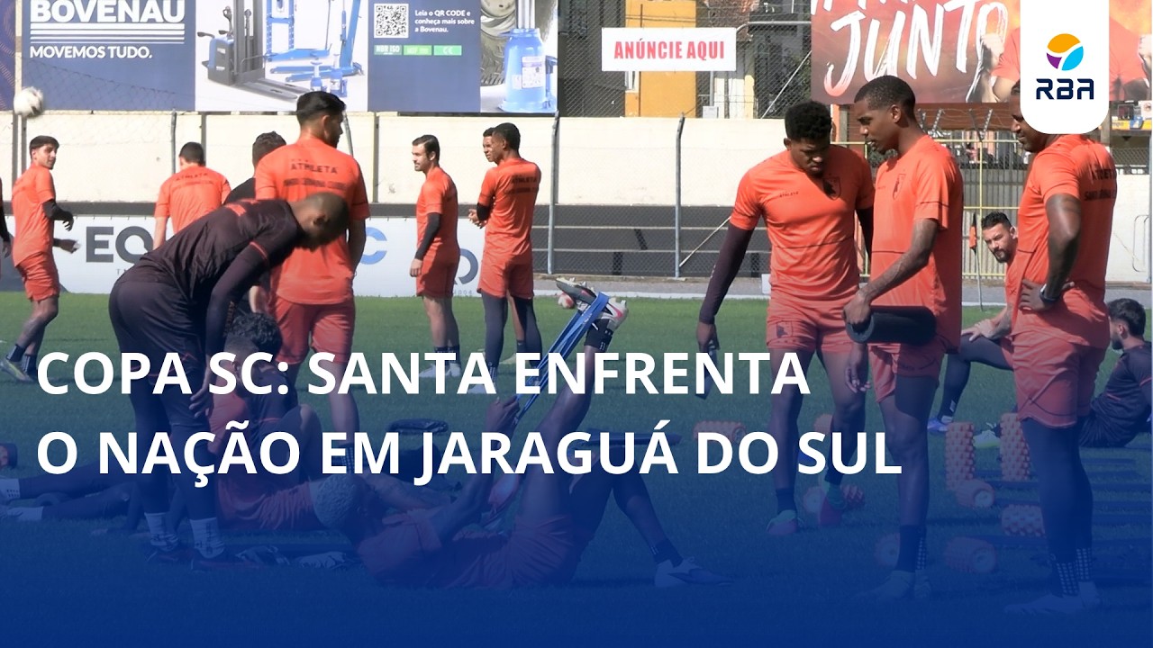 Copa SC: Santa enfrenta o Nação em Jaraguá do Sul