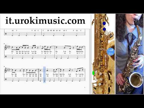 Corso di Sassofono Tenore Demi Lovato - Tell Me You Love Me Tablature Tab Parte#2 um-i276