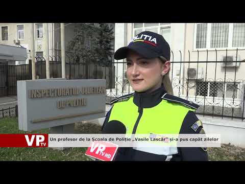 Un profesor de la Școala de Poliție „Vasile Lascăr” și-a pus capăt zilelor