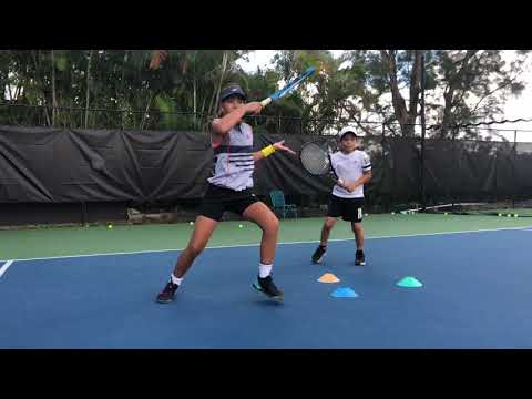Developing Tennis Champions with Coach Dabul. Players on the videos are between 8 and 11 y/o Video