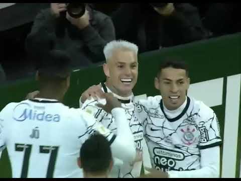 GOL DO ROGER GUEDES PELO CORINTHIANS (CORINTHIANS 3 X 1 CUIABÁ) 🦅🖤