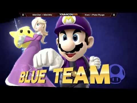 Youmacon 2015 Wii U - Dan + Nite vs Ksev + Ryuga - Grand Finals - Smash Bros. 4 Wii U