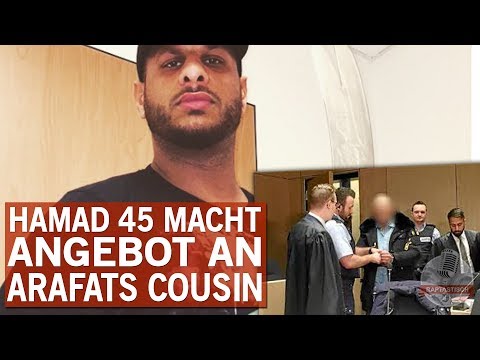 Hamad45 bietet Arafat-Cousin Bargeld im Gerichtssaal an!