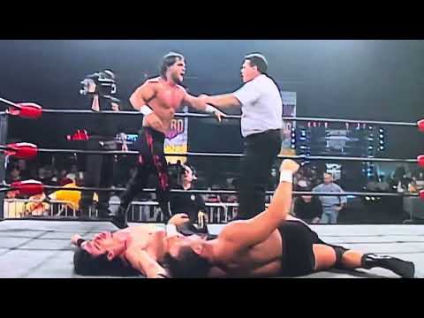 Great Exchange between Chris Jericho & Eddie Guerrero vs. Chris Benoit & Dean Malenko WCW NITRO 1998