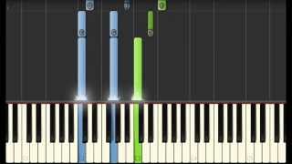 Stoick Saves Hiccup (Synthesia Piano) - How to Train your Dragon 2