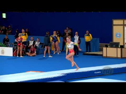 BARBA Maria (POR) W - 2019 Trampoline Worlds, Tokyo (JPN) - Qualification Tumbling R1
