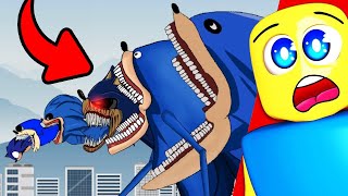 SHIN SONIC Eats SONIC.EXE!