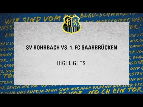 SV Rohrbach - 1. FC Saarbrücken - Spielzusammenfassung (Saarlandpokal Achtelfinale) 19/20