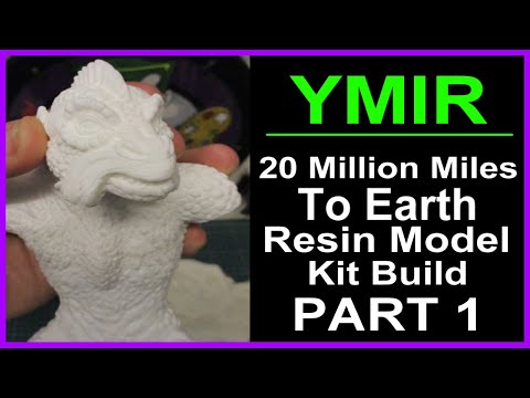 Ymir Monster 20 Million Miles To Earth Resin Model Kit Build Part 1