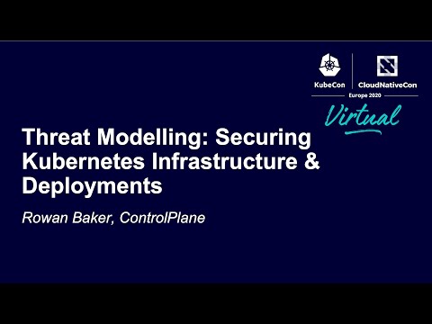 Threat Modelling: Securing Kubernetes Infrastructure & Deployments - Rowan Baker, ControlPlane
