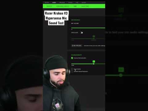 Razer Kraken V3 Hypersense Microphone Sound Test