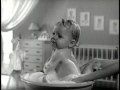 Genteel Baby Bath Commercial 1960s