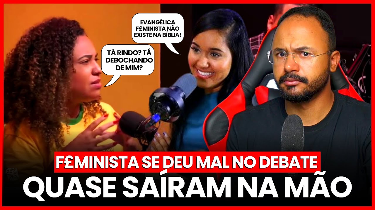 DEBATE ENTRE uma F£MINISTA EVANGÉLICA e uma CONS£RVADORA - A COISA FICOU FEIA no PODCAST!