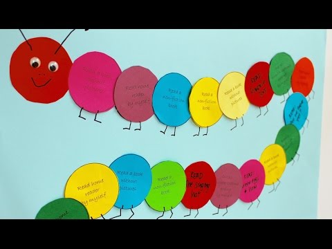 Easy craft: How to make a reading reward chart Video