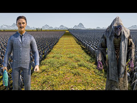 50.000 NIKOLA TESLA vs 1 MILLION GHOSTS - Ultimate Epic Battle Simulator 2 UEBS 2