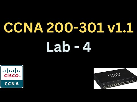 Free CCNA 200-301 v1.1 Lab 4 - VLAN Trunk Configuration