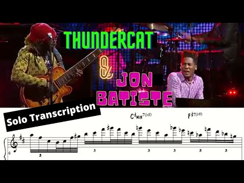 Thundercat and Jon Batiste asked by Stephen Colbert to "take it outside"
