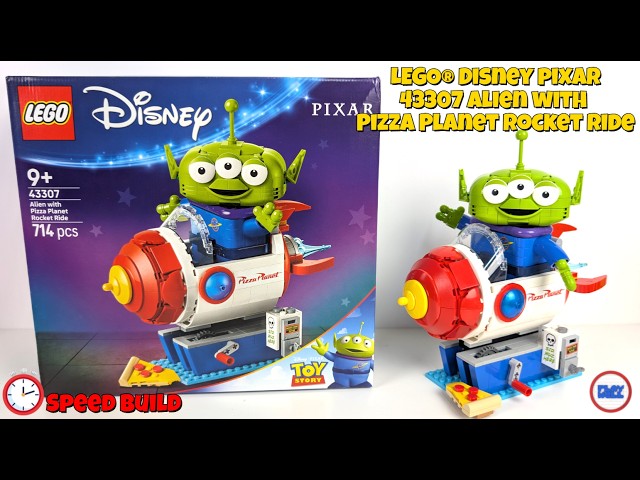 Vídeo relacionado con LEGO | Disney y Pixar Toy Story Marcianito con Cohete de Pizza Planet - Cohete Espacial de Juguete con Figura de Alien - Decoración del Dormitorio - Regalo para Niños y Niñas de 9+ Años - 43307