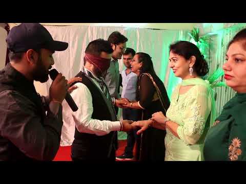 Jayesh Sahu Anchoring at The Ring Ceremony