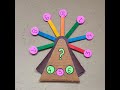 before and after number wheel craft learn before and after mathematics activity