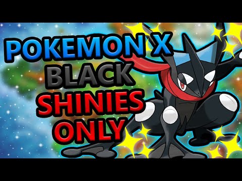 Can You Beat Pokemon X With Only Black Shinies?