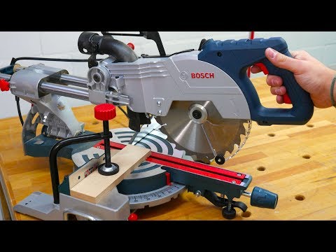 The BEST & CHEAPEST miter saw?! - Bosch Professional GCM 800 SJ panel saw
