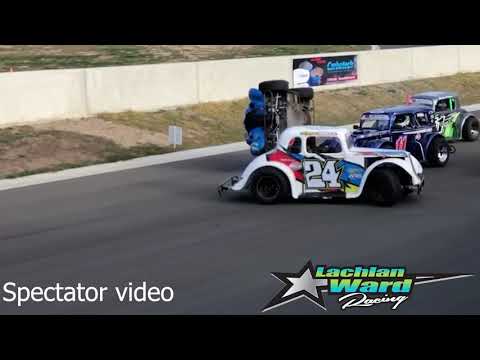 Legend Car Roll Over! Onboard footage!