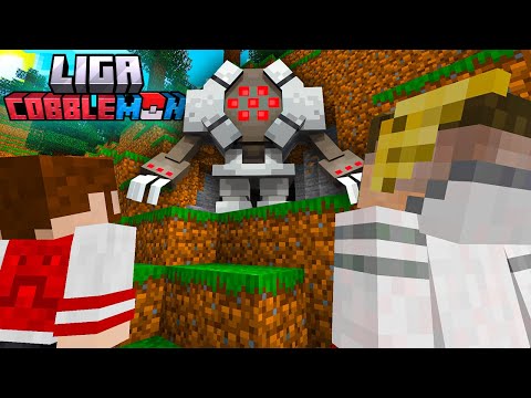 We found the first Legendary in the Cobblemon League in Minecraft.