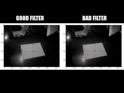 Simple paper sheet tracking with a Kalman filter and edge detection