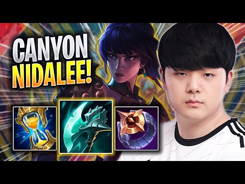 CANYON IS A GOD WITH NIDALEE! - DK Canyon Plays Nidalee JUNGLE vs Kindred! | Season 2023