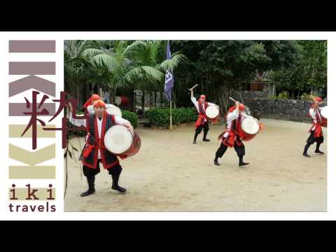 Eisa Taiko drummers in Ryukyu Mura, Okinawa