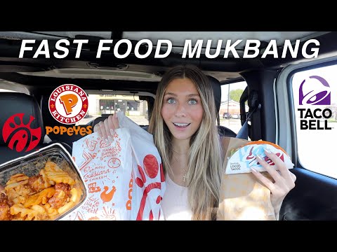 trying WEIRD fast food orders ???? chatty mukbang vlog