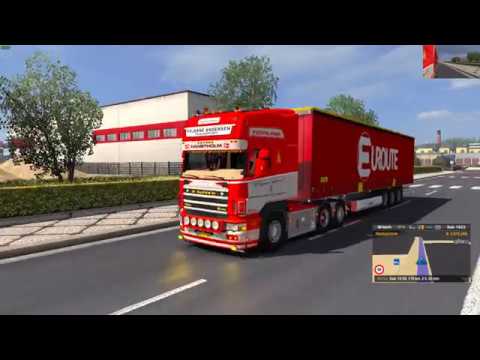 Euro Truck Simulator 2 (1.30) Scania 164G 580 P.Bjarne Andersen + DLC's & Mods