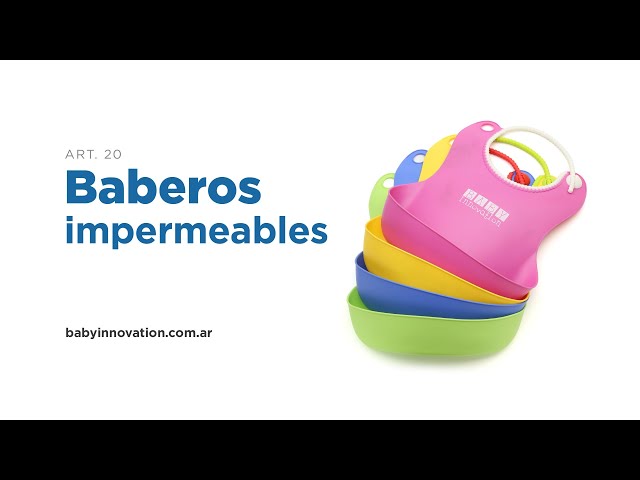 Vídeo relacionado con PandaEar Paquete de 3 Baberos Impermeables de Silicona para Bebés | Súper Ligeros y Cómodos para Bebés y Niños Pequeños | Ajustables, Fácil de Limpiar y Libres de BPA