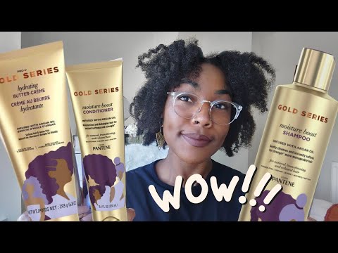 I Tried PANTENE GOLD SERIES On NATURAL 4C HAIR, You...