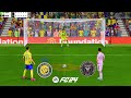 AL NASSR VS INTER MIAMI FIFA 24 PENALTY SHOOTOUT RONALDO VS MESSI