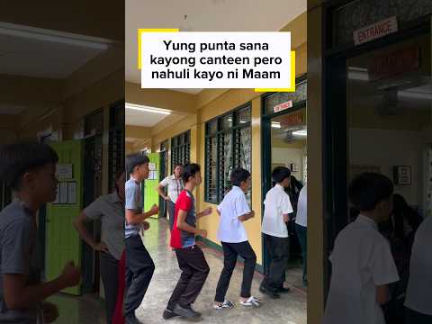 Nakalusot sila kay Maam🤣 #schoolcanteen #funny #teacher #schoollife