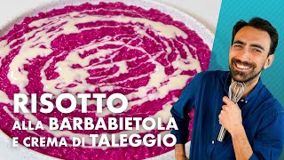 Risotto alla barbabietola e crema di taleggio *CATERING MALFAMATO*
