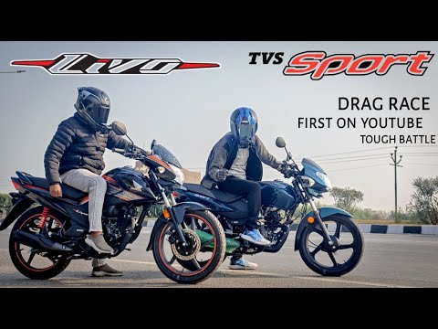 Honda Livo Vs TVS Sport | Drag Race | First On Youtube